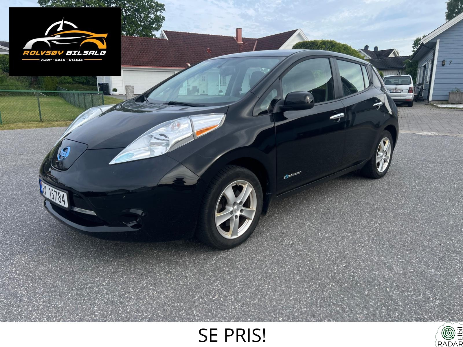 NISSAN LEAF LAV KM // RYGGEKAMERA // S+V DEKK // EU-GODKJENT //