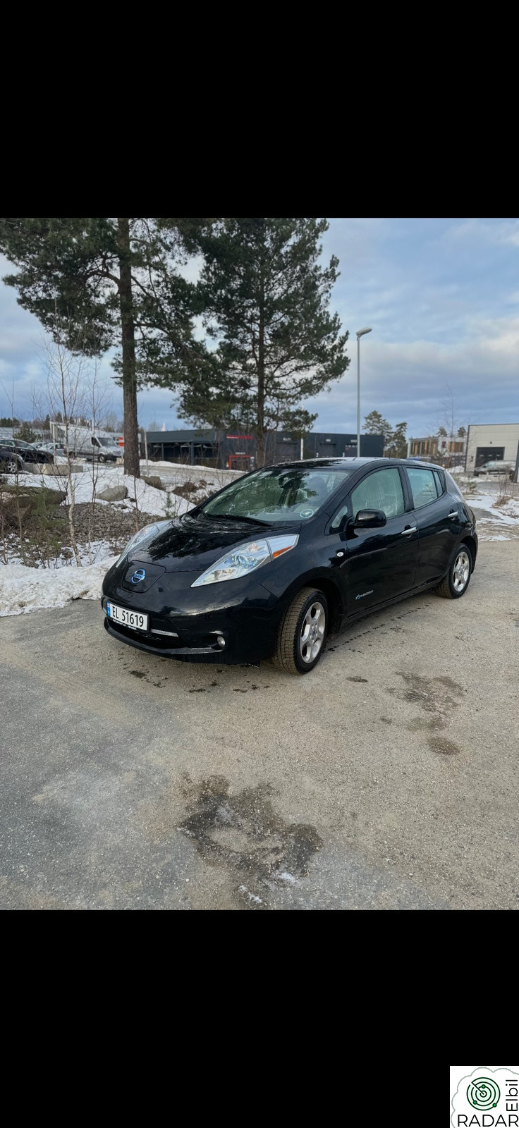 NISSAN LEAF Ryggekamera. Rattvarme