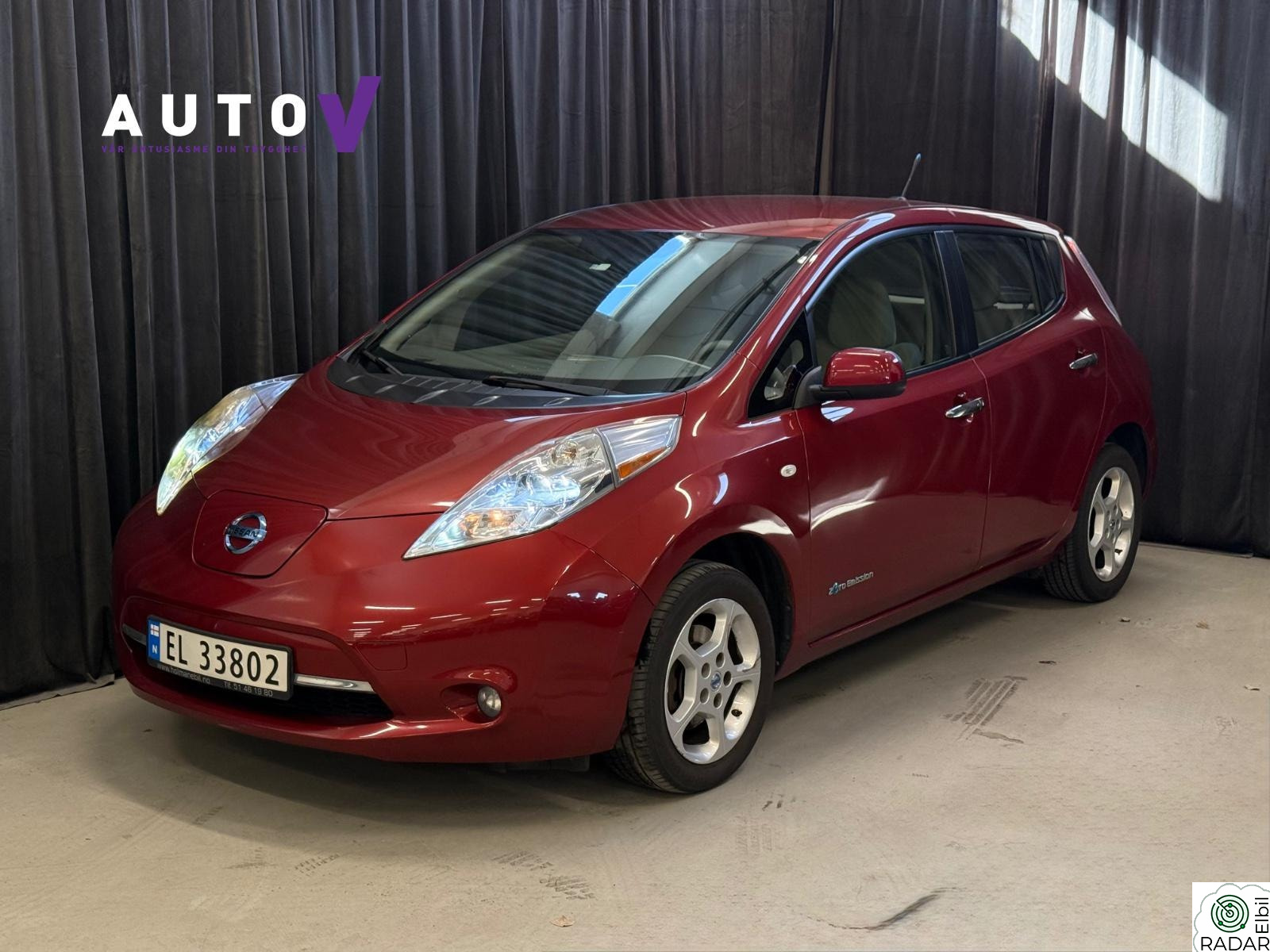 NISSAN Leaf ZE0/REP.OBJEKT/EU-MANGLER/RATTVARME/ISOFIX