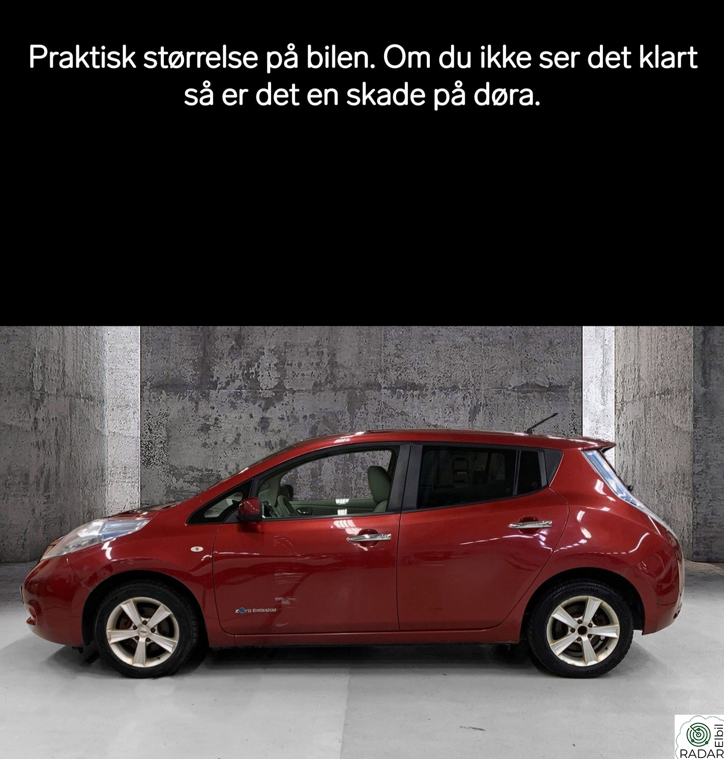 NISSAN LEAF Nissan Leaf. 2012 modell, Nylig EU godkjent