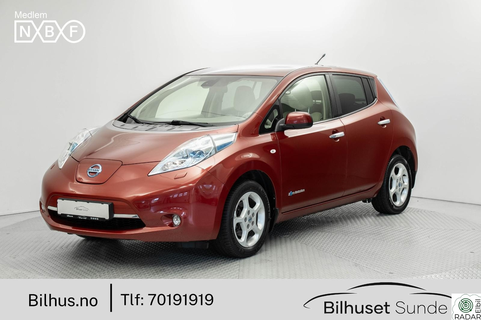 NISSAN LEAF 109hk N-Connecta,Ryggekamera,Oppv.ratt,Navi,Cruise++