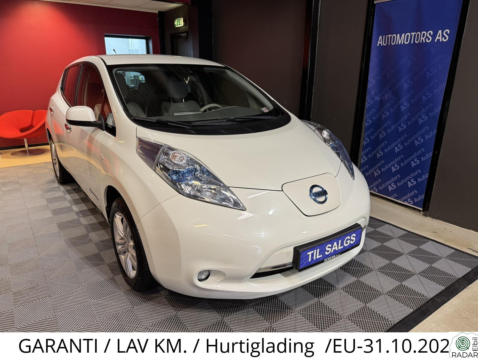 NISSAN LEAF 24KW. /R.Kamera /Cruise /Navi/ BT/ EU-godkjent.2027