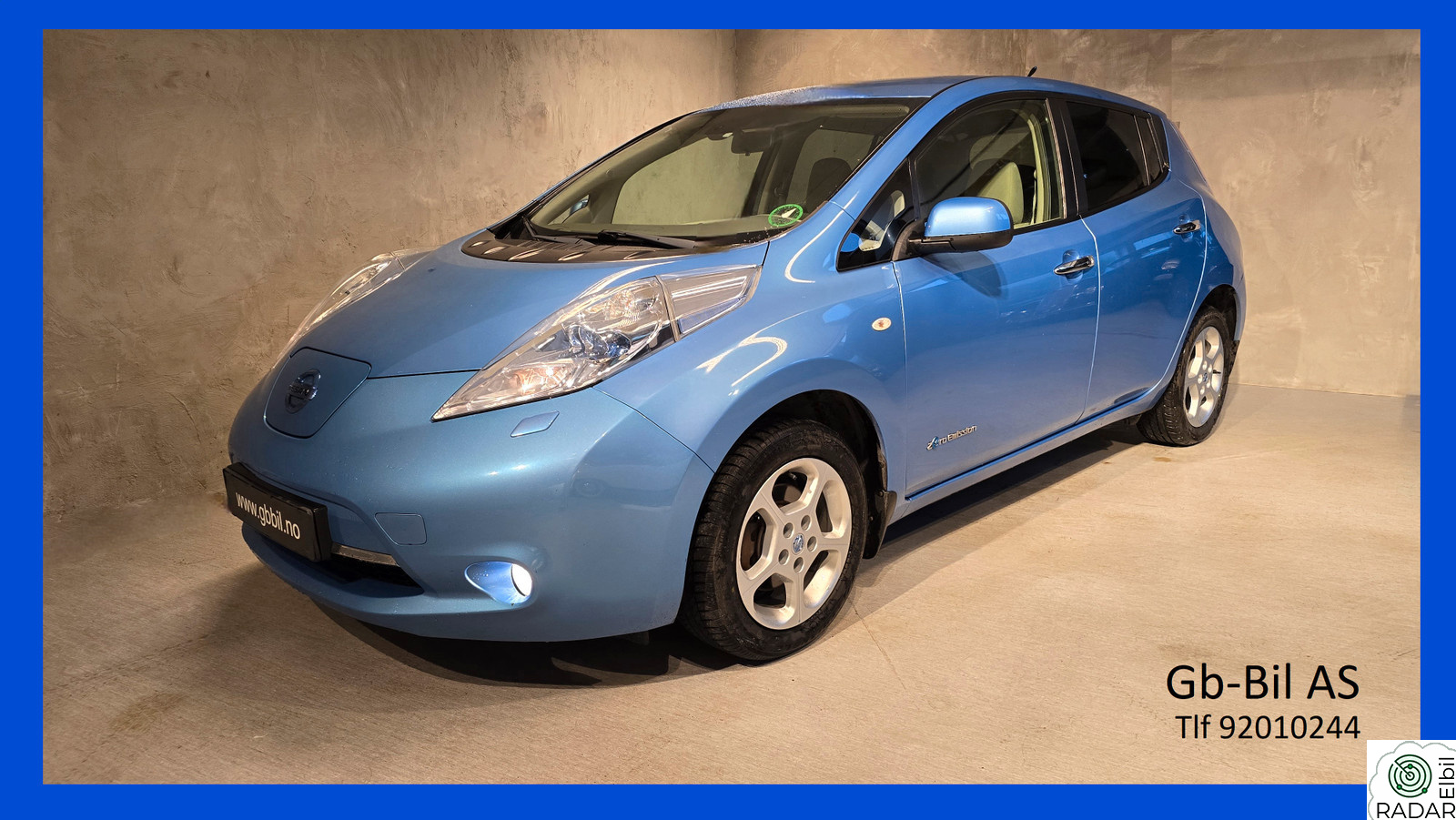 NISSAN LEAF Cruise/kamera/mye utstyr/OUTLET