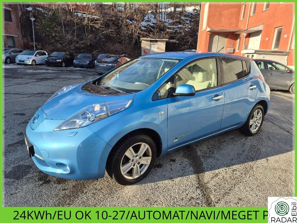 NISSAN LEAF 24KWh/EU OK 10-27/AUTOMAT/NAVI/MEGET PEN