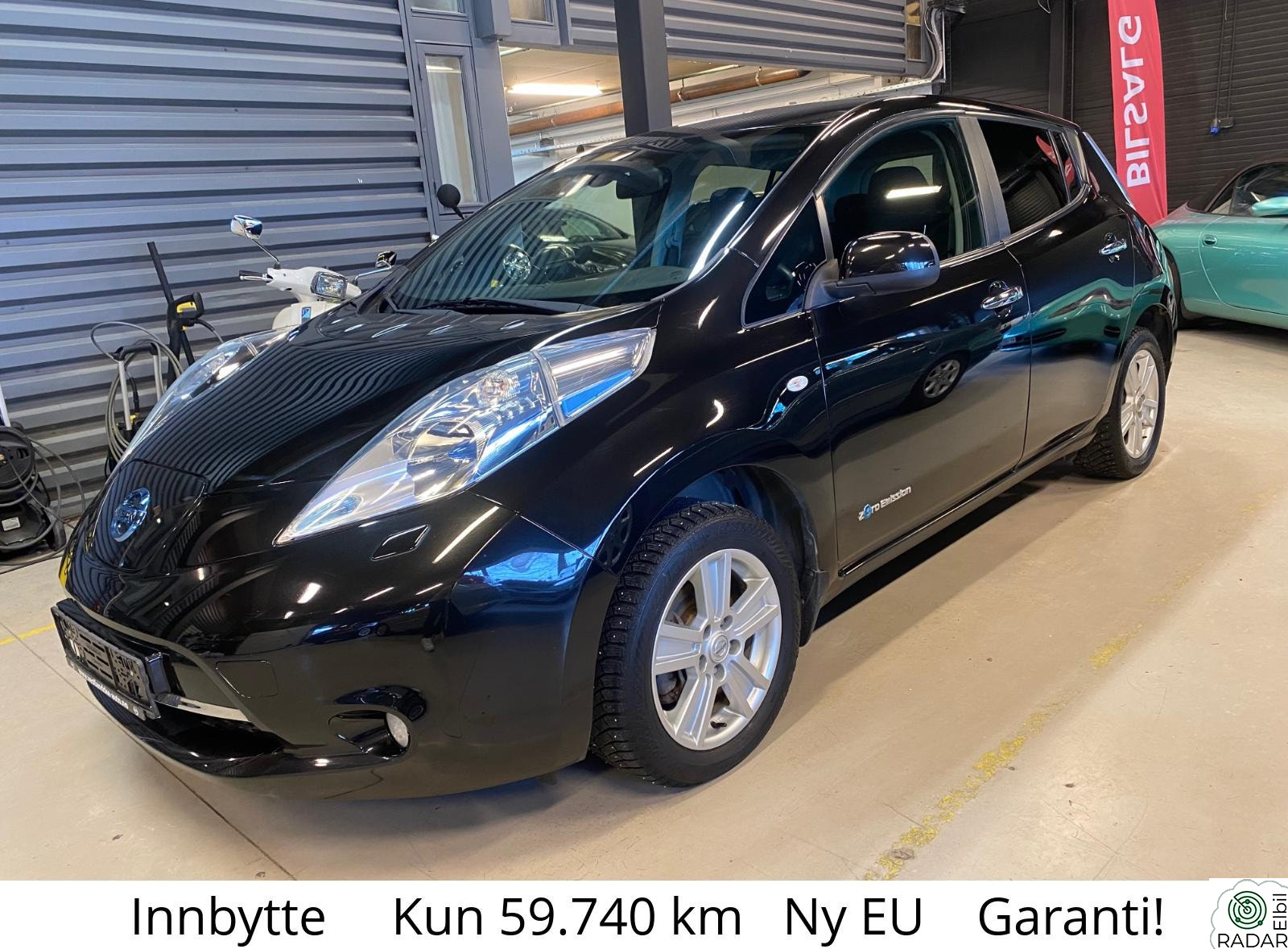 NISSAN LEAF Kun 59.740 Km, Ny EU, Garanti