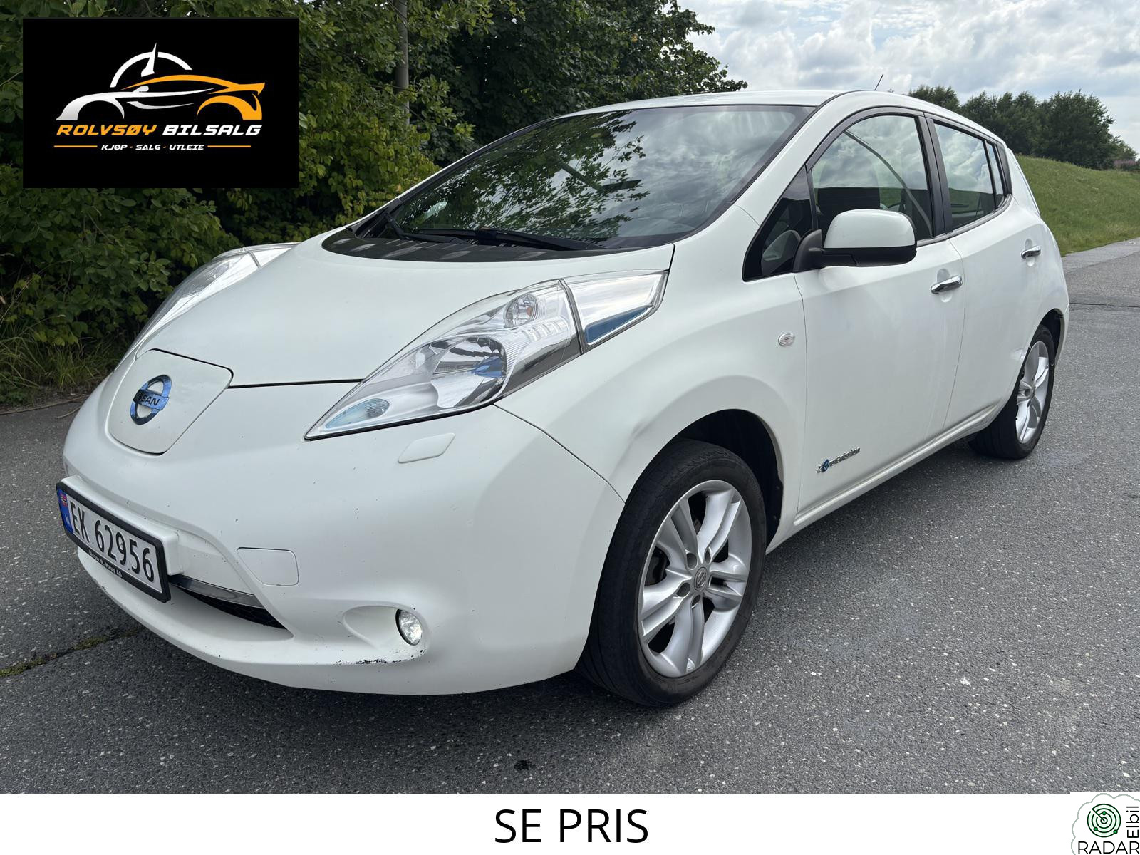 NISSAN LEAF 11/12 Streker // NY Eu-godkjent // S+V Dekk // 2 nøkler