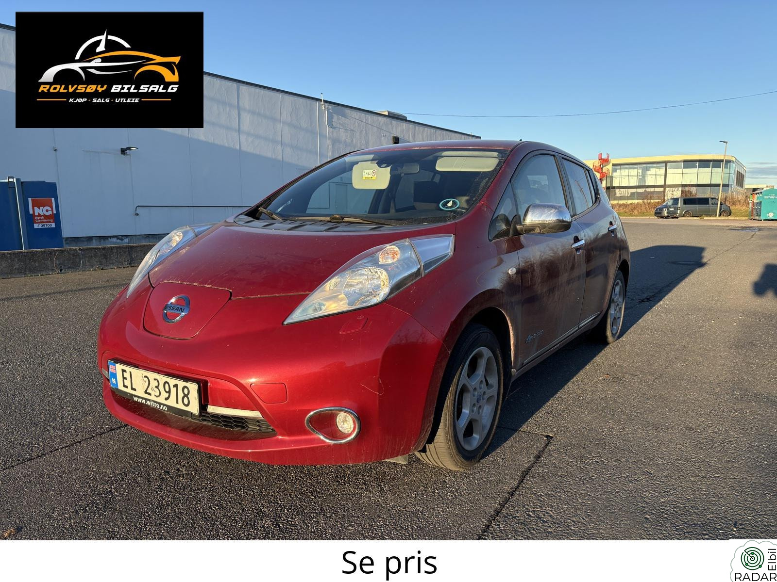 NISSAN LEAF 11/12 Streker på batteri // S+V Dekk