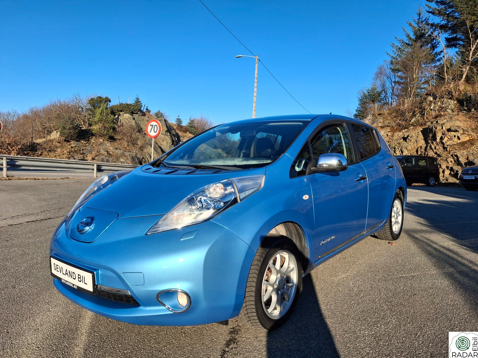 NISSAN LEAF Tekna 24KWH  Automat Skinn R-Camera Lav km