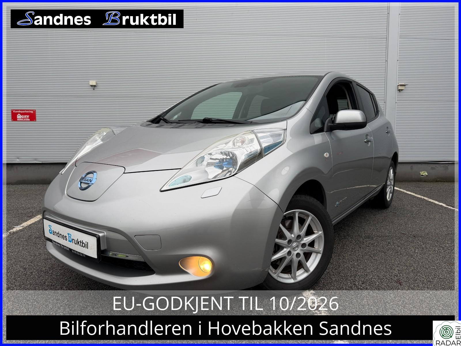 NISSAN LEAF 11/12 PÅ BATTERI,KAMERA,TLF,,STREAMING,NAVI,CRUISE,