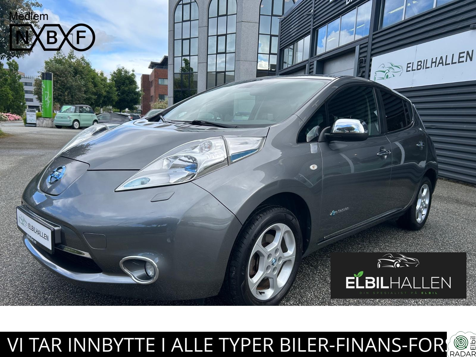 NISSAN LEAF NORSK/12 BATTERISTREKER/NAVI/V.PUMPE/RATTVARME/V.SETER+