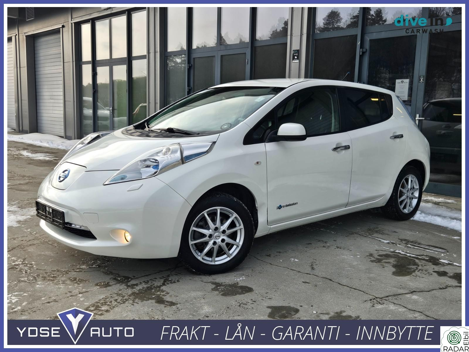 NISSAN LEAF Norsk 109hk 11/12 Navi Cruise R.kam Varme.ratt EU 2/28