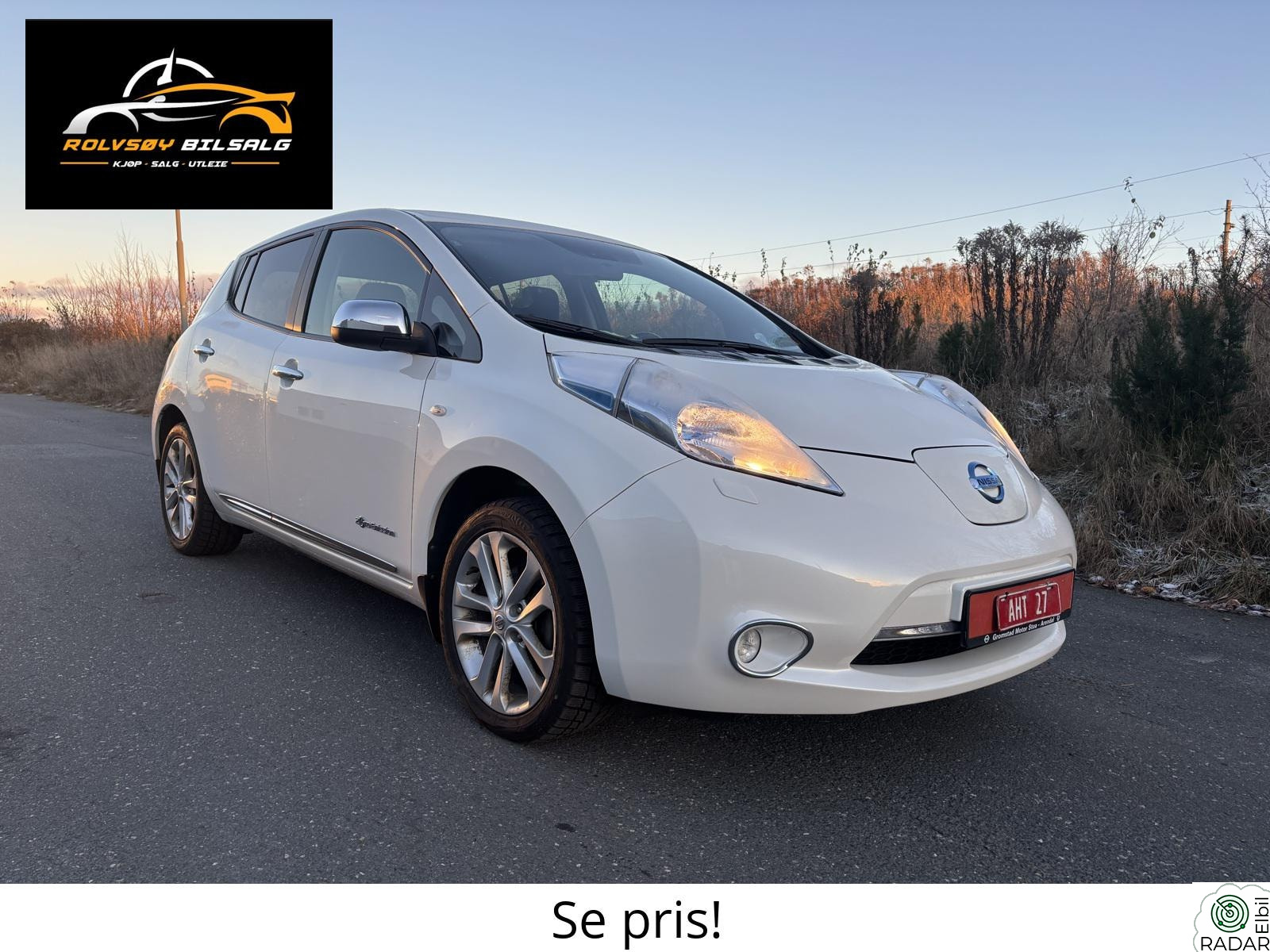 NISSAN LEAF 10/12 STREKER // RYGGEKAMERA // EU-GODKJENT