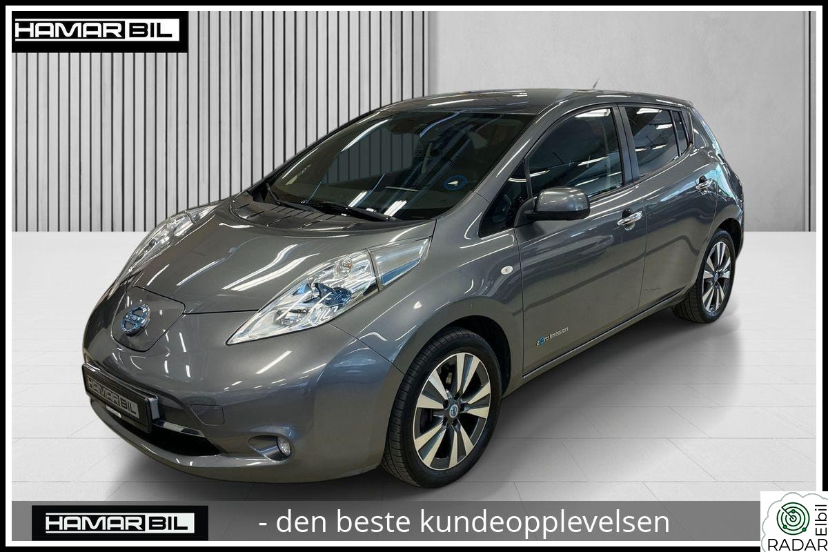 NISSAN LEAF Tekna|24Kwh|Skinn|Bose|360 kamera|Rattvarme|Navigasjon+