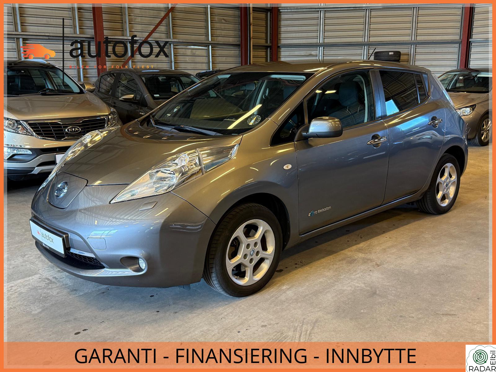 NISSAN LEAF 12/12 Batteri/1 eier siden 2017/Ryggekamera/Navi/El.Spe