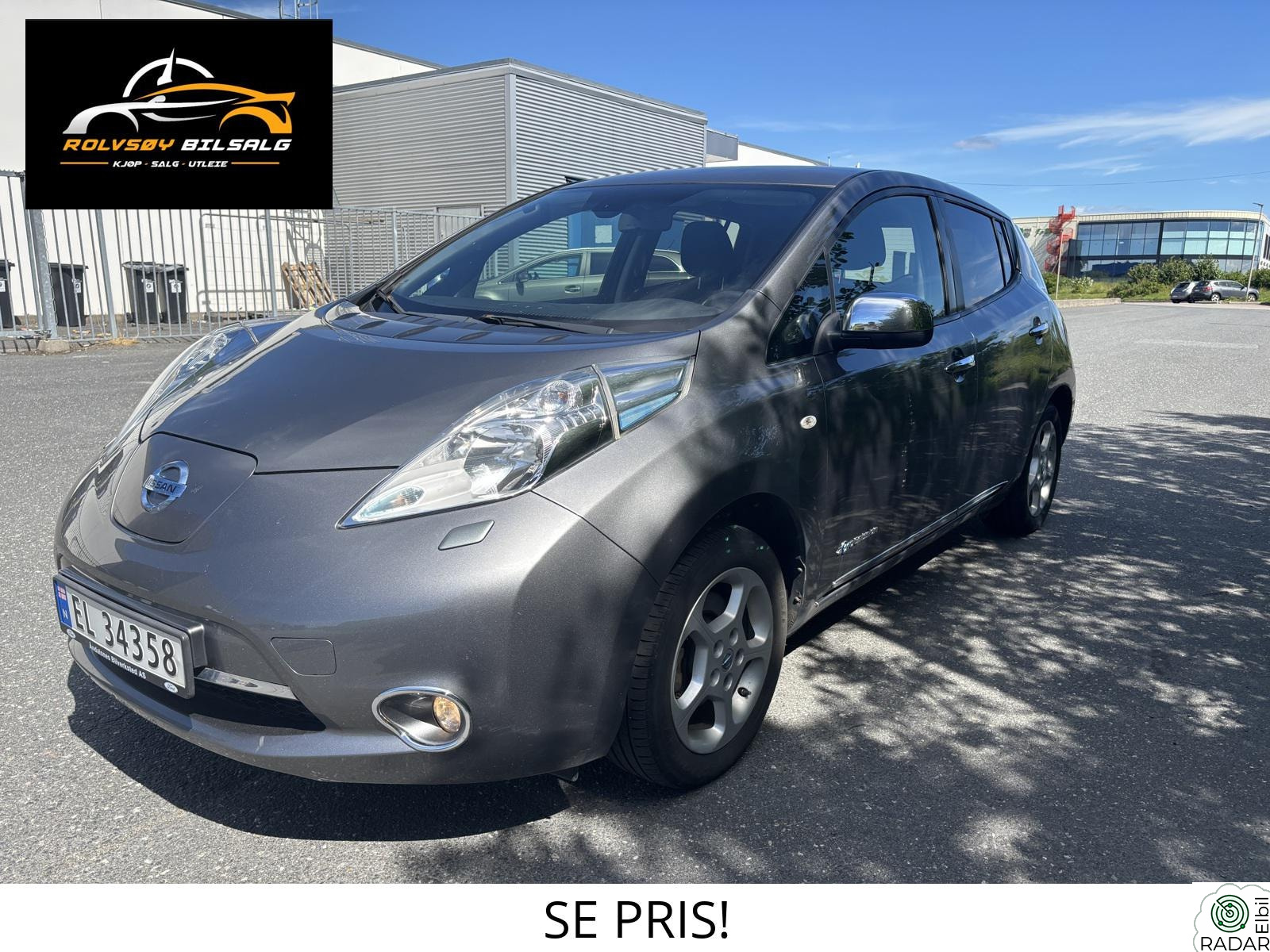 NISSAN LEAF 12 / 12 STREKER // S+V DEKK // RYGGEKAMERA //EUGODKJENT