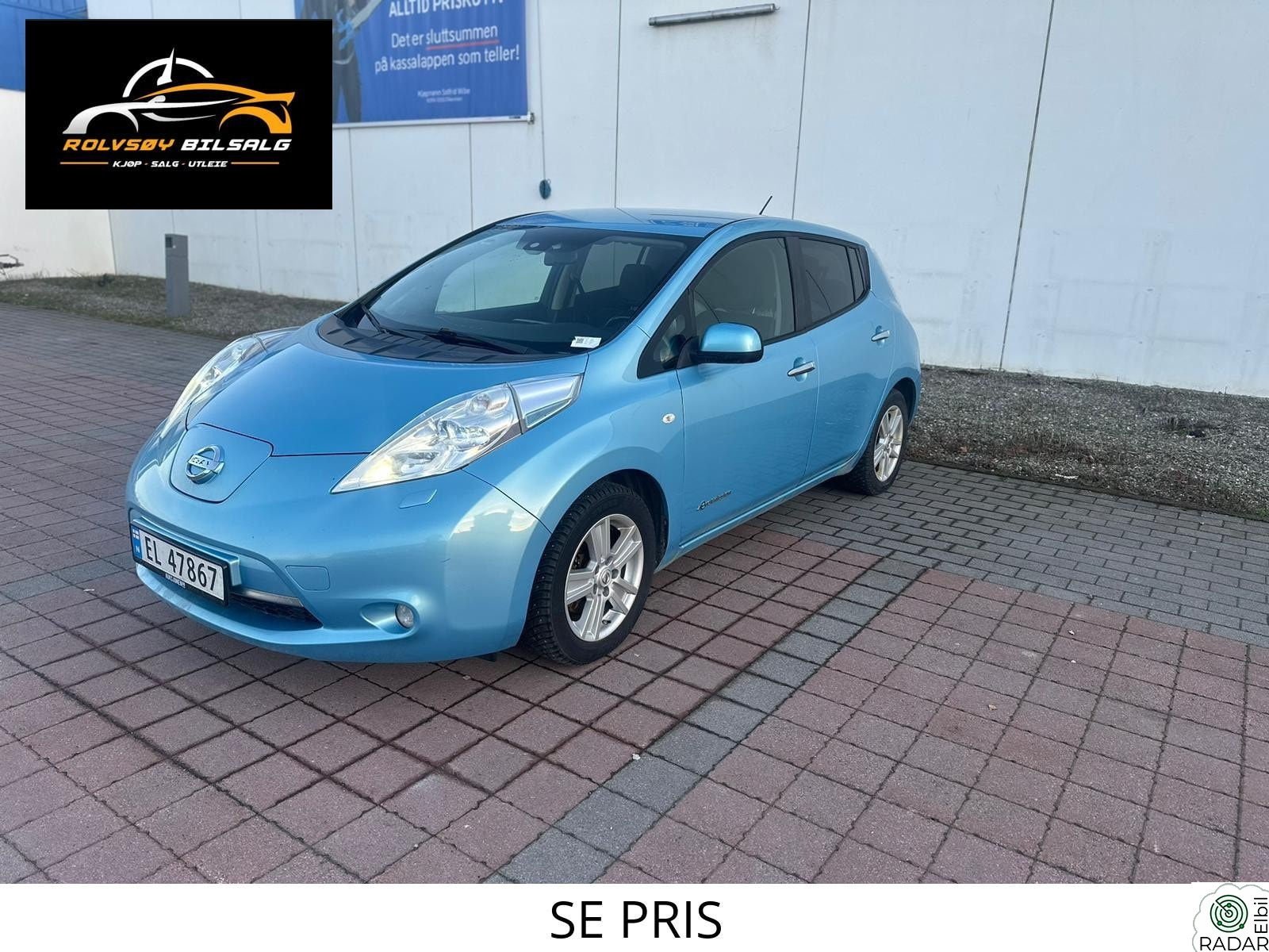NISSAN LEAF TEKNA // 360 KAMERA // SKINNSETER