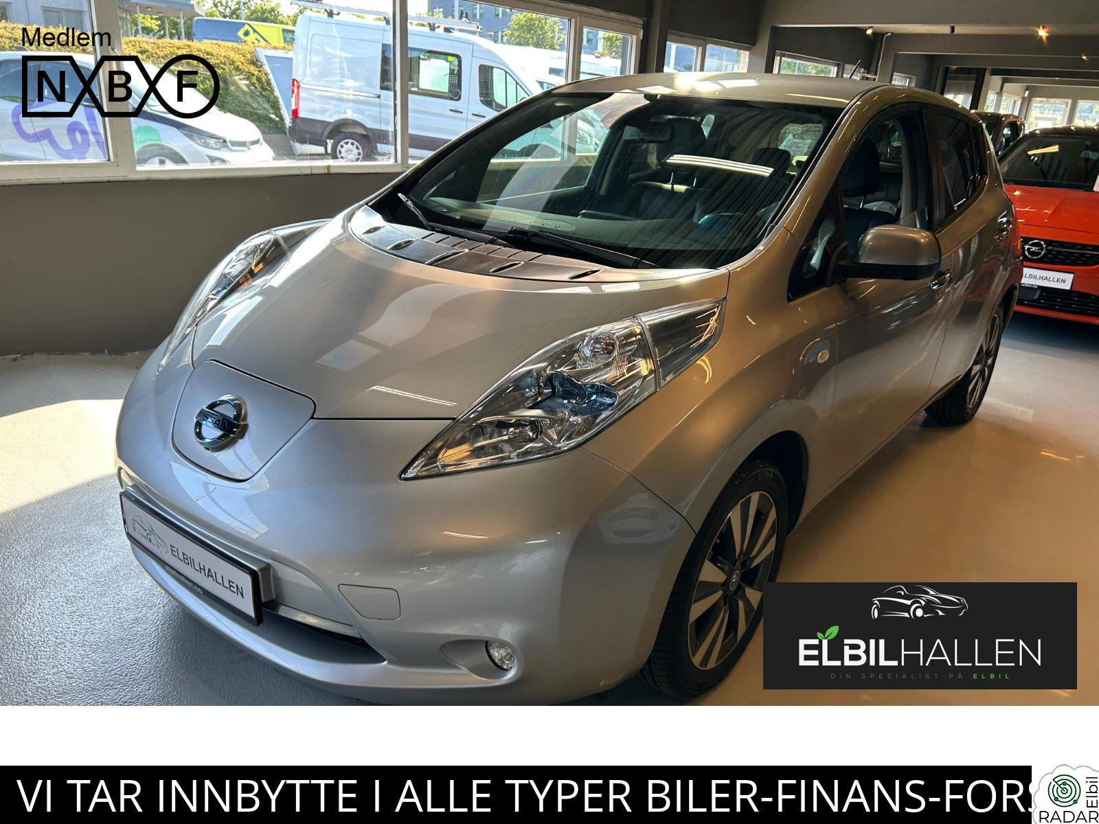 NISSAN LEAF TEKNA TOPPMODELL/SKINN/360KAMERA/BOSE HIFI/5xVARMESETER