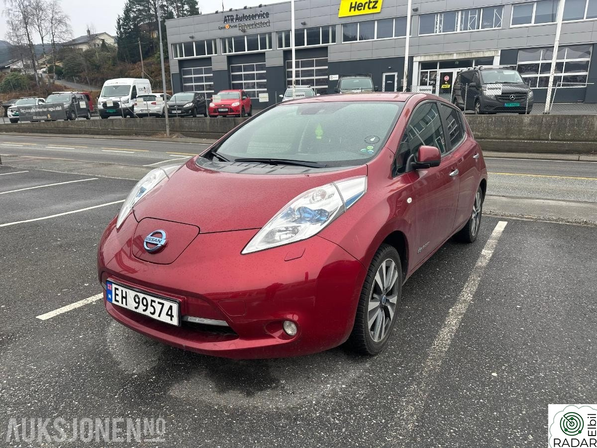 NISSAN LEAF automat cruisekontroll ryggekamera skinninteriør 11330