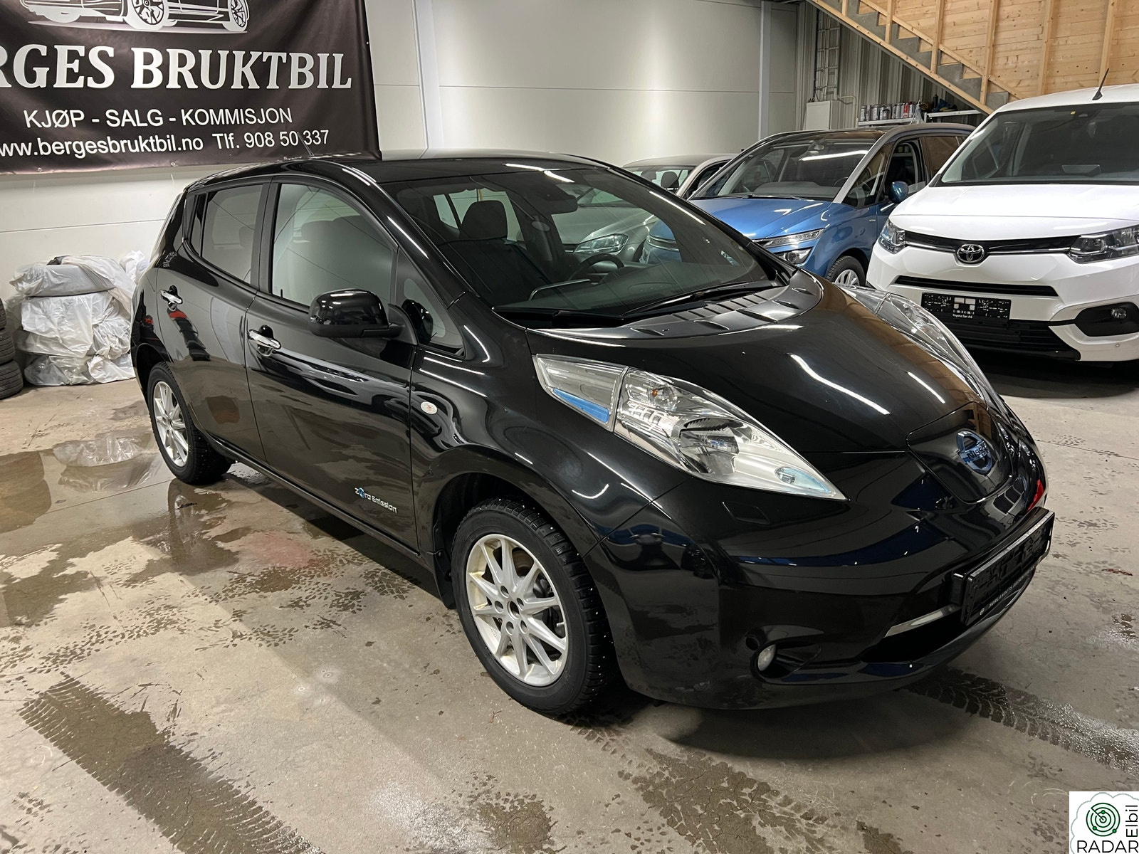 NISSAN LEAF kun 53000 12/12 batteri km EU 2028 Meget pen Serv h
