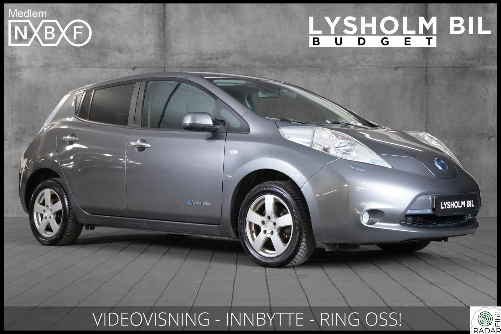 NISSAN LEAF Acenta 24kwh/Eu-Godkjent