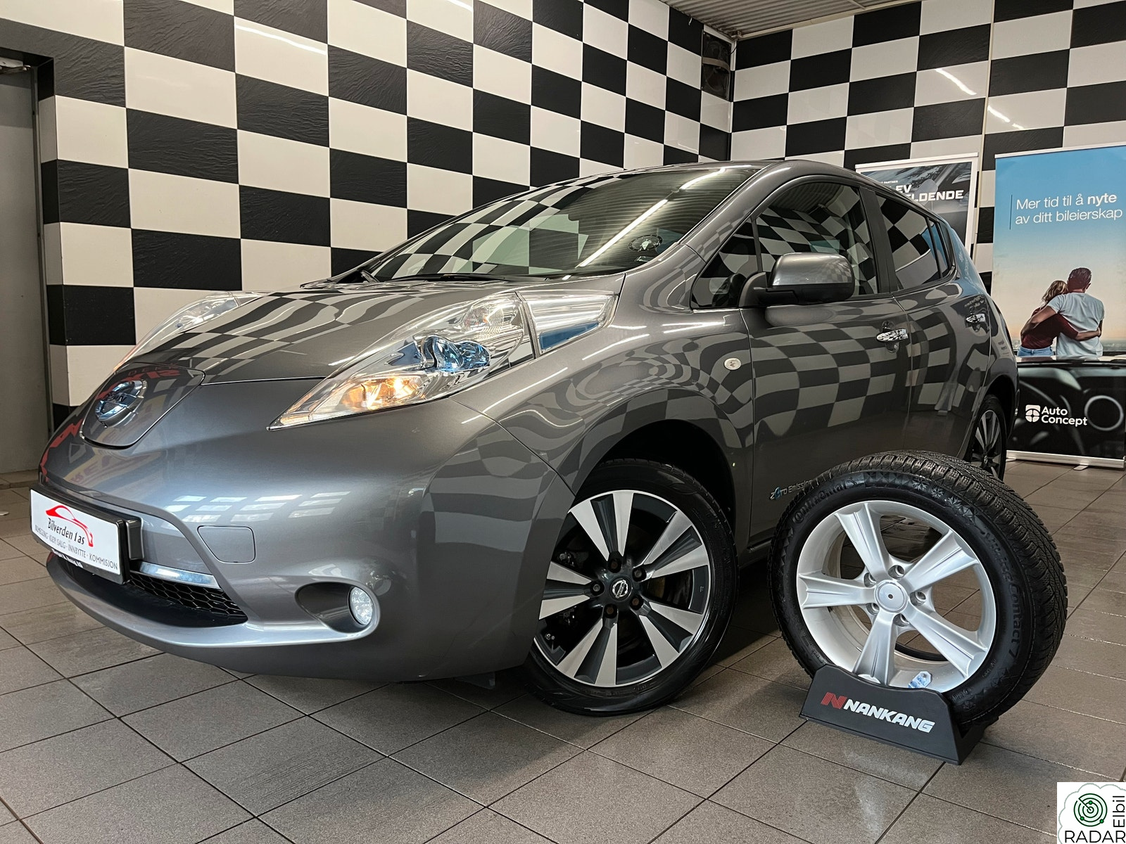 NISSAN LEAF ///TEKNA///TOPP MODELL*SKINN*1-EIER*12/12 STREKER*NY EU