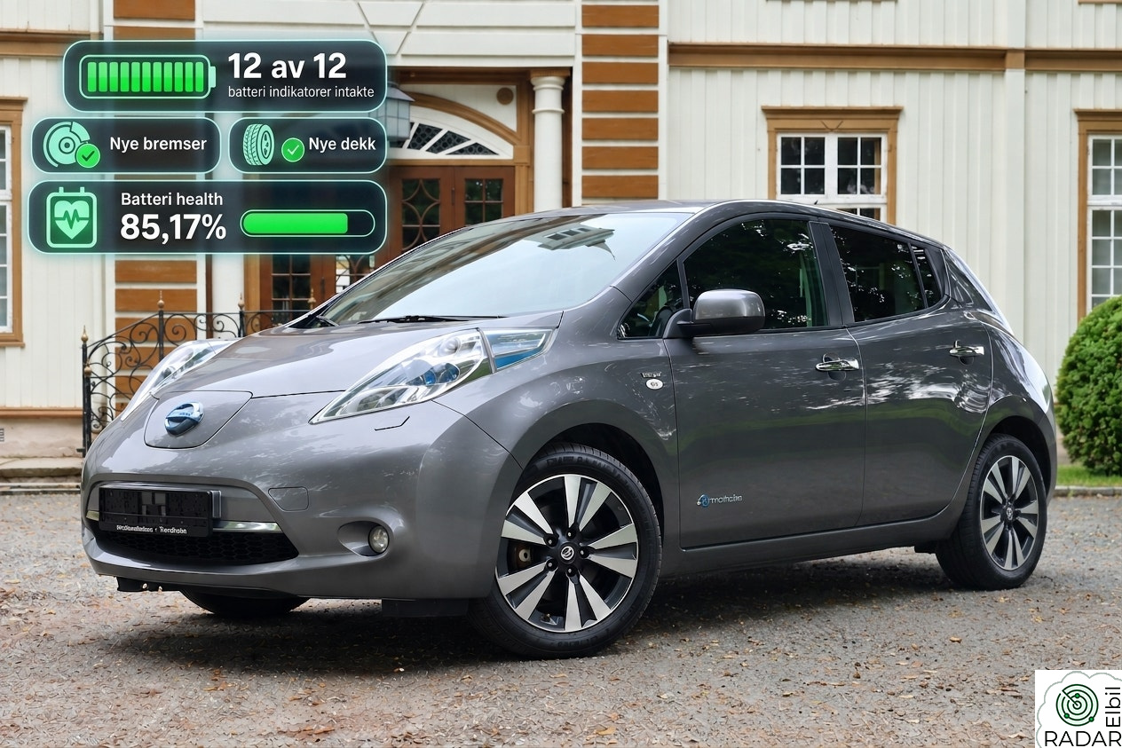 NISSAN LEAF 12 av 12 Nye bremser 360 kam BOSE