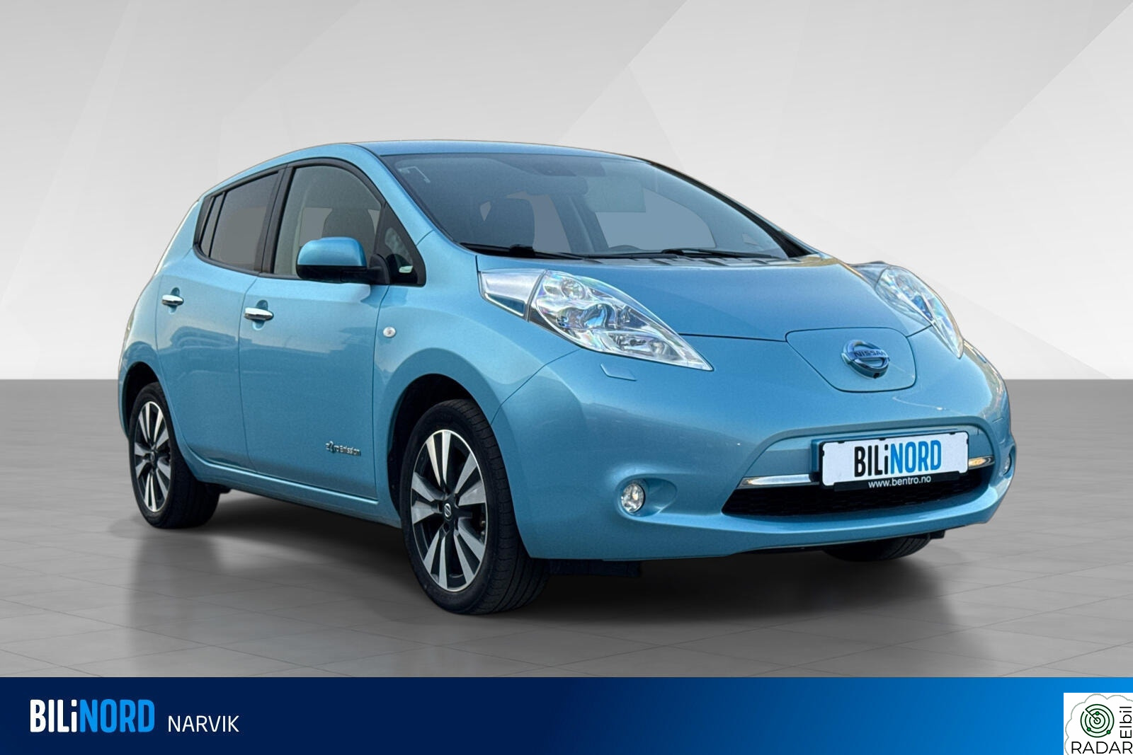 NISSAN LEAF Tekna (K) 24 kw Skinn Navi kamera 12/12 streker Batteri