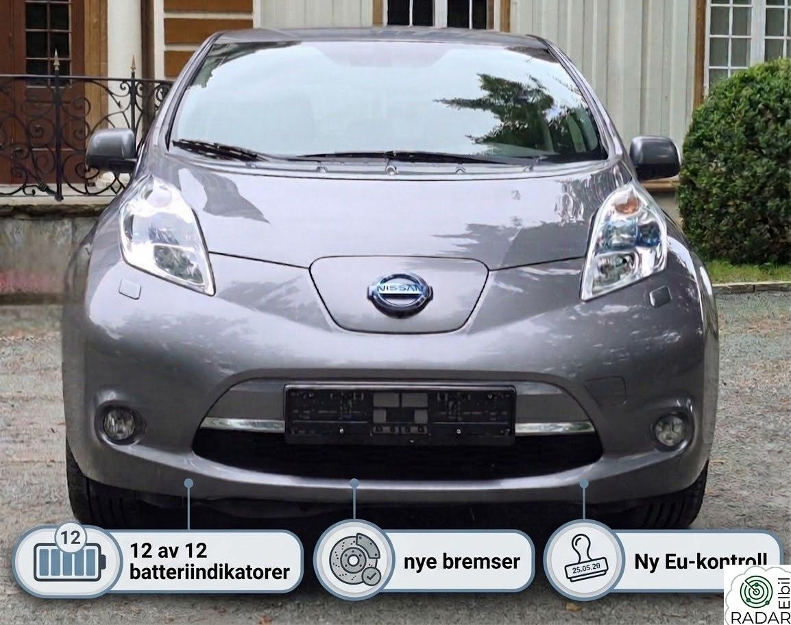 NISSAN LEAF 12 av 12 Nye bremser Ny Eu Garanti