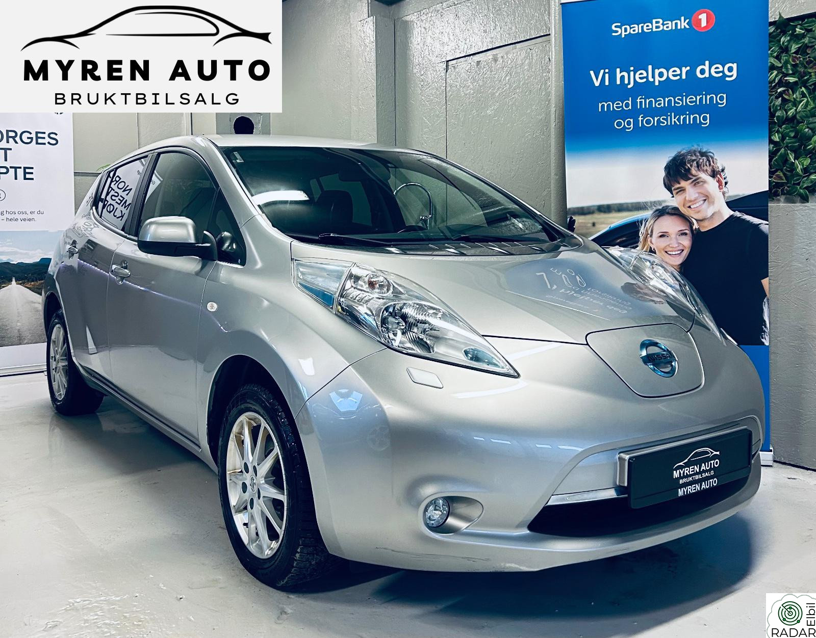 NISSAN Leaf LEAF/LAV KM/ALCANTARA/DAB/NAVI/RYGGEKAMERA/GARANTI/