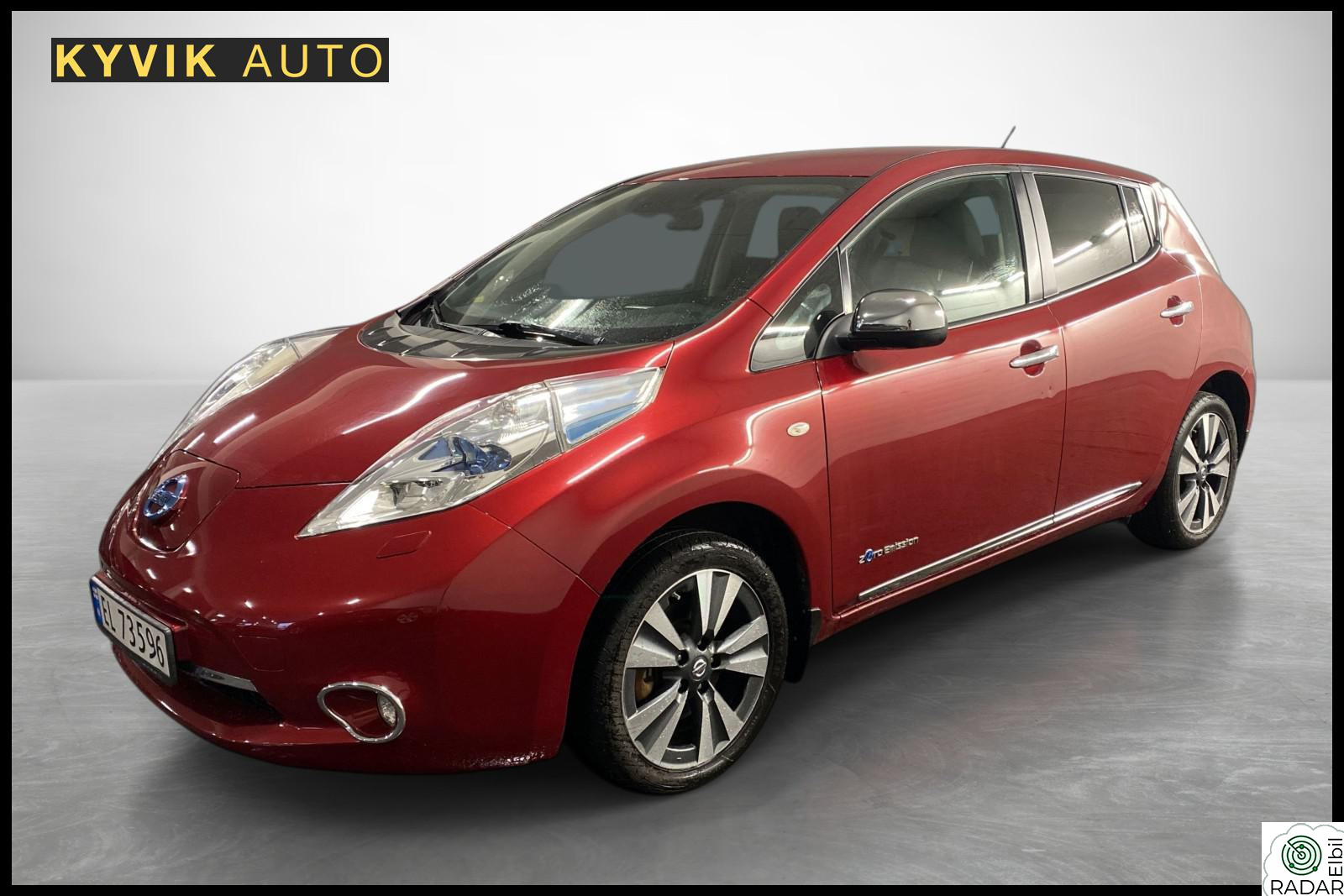 NISSAN LEAF Nissan Leaf 2015 | 24kWh | Automat | 109.000 km | Rød |