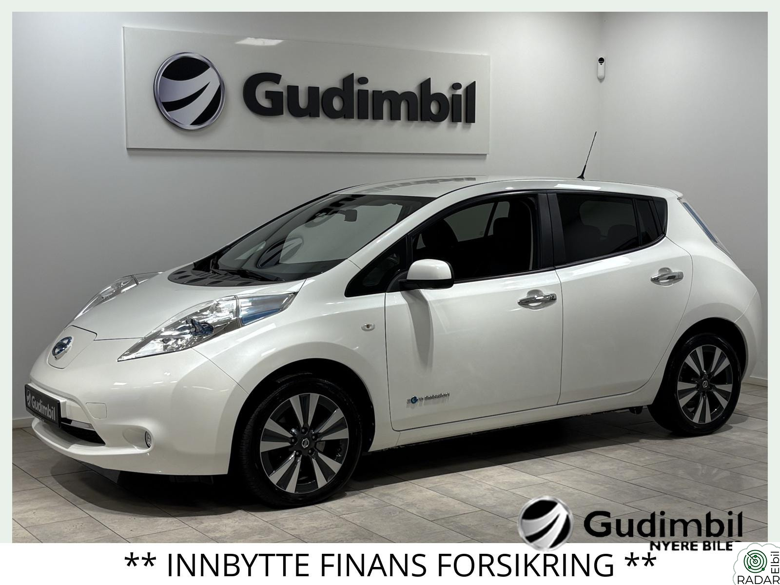 NISSAN Leaf 30kWh 30kW/6,6 LADER/SKINN/CRUISE/DAB/BOSE/NAVI/KAMERA//NY EU