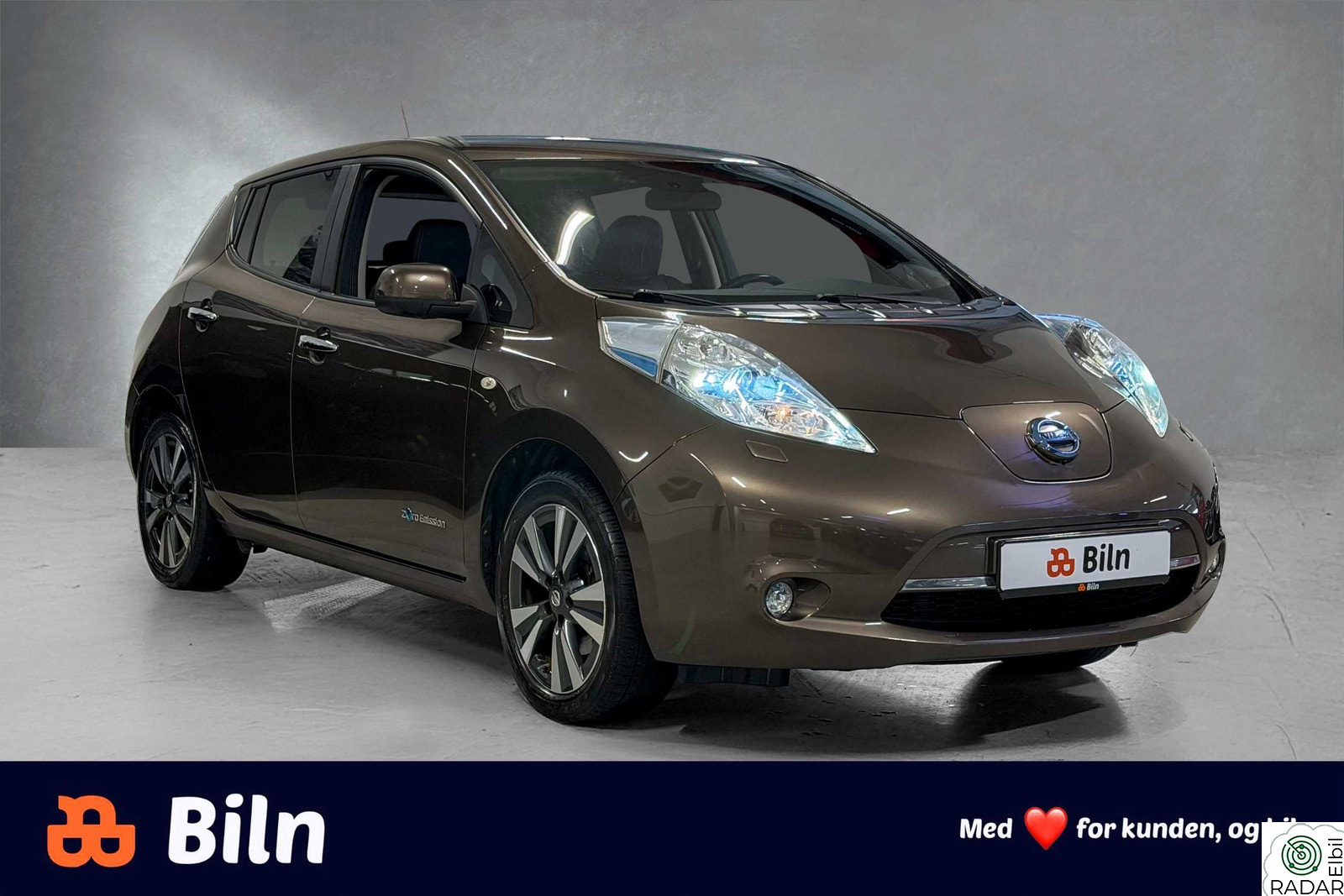 NISSAN LEAF 30kWh Tekna 30kWh BOSE/Skinn/Cruise/360kam/Ratt V./Ny service