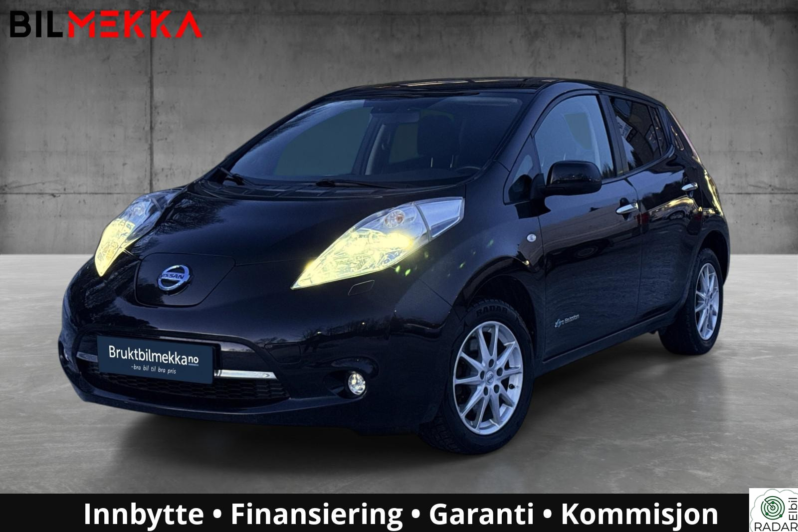 NISSAN LEAF 30kWh Nordic 30kWh/VARMEPUMPE/360/DAB/BOSE/LED/Ny Service+EU
