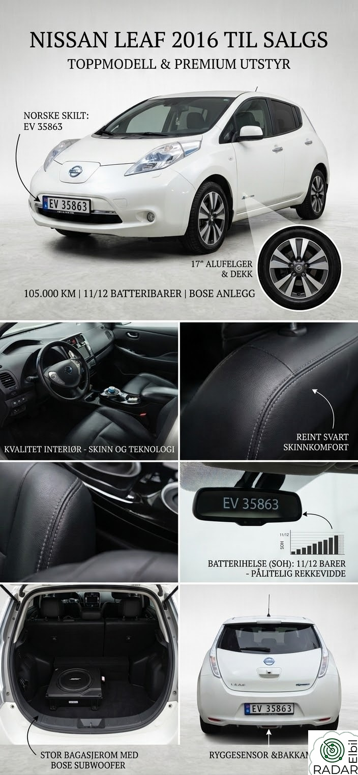 NISSAN Leaf 24kWh Tekna 24kWh (K)