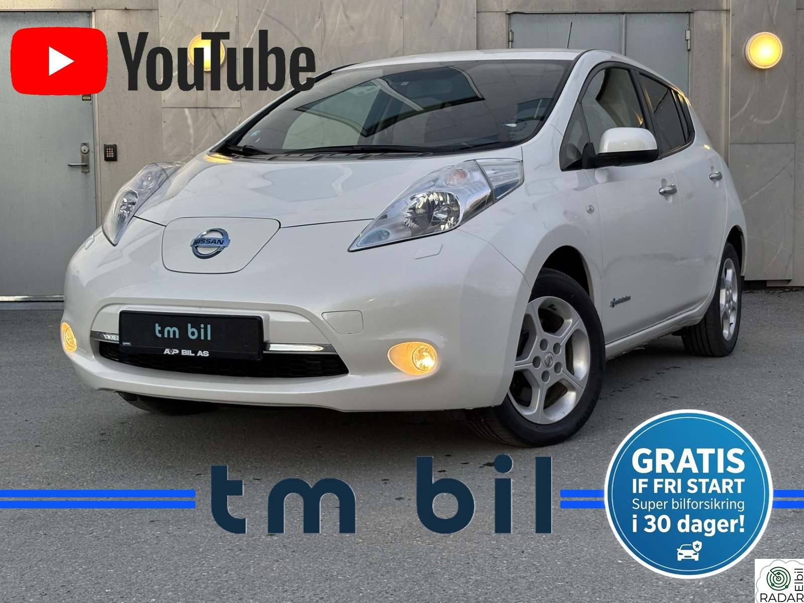 NISSAN LEAF 24kWh 11/12 - Norsk - DAB+ - Nye sommerdekk - EU 2027