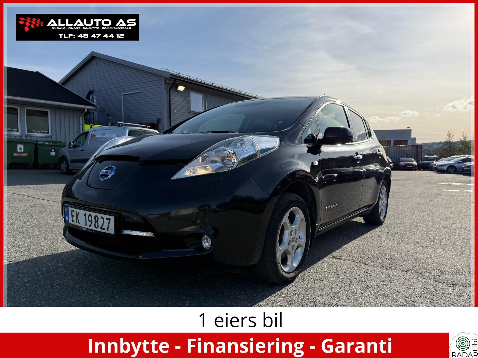 NISSAN LEAF 24kWh 109Hk/DAB+/R-kamera/V-ratt/Cruise +++