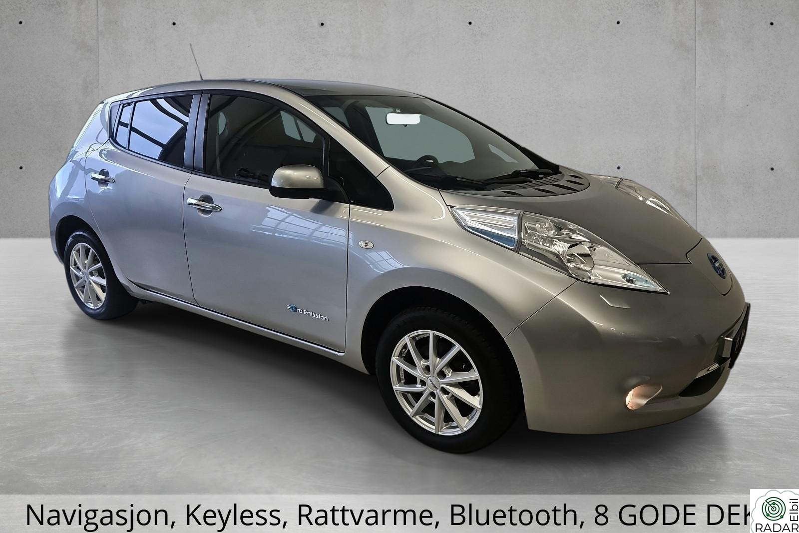 NISSAN LEAF 24kWh 24kWh M/LAV KM - NY I NORGE- DAB+ RADIO- RYGGEKAMERA