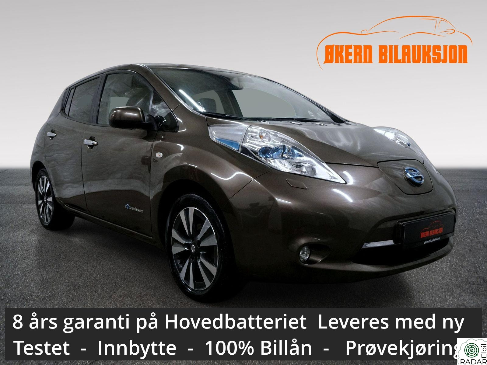 NISSAN LEAF 30kWh TEKNA 30kWh/Testet//Påkost Kr10.009,Skinn/Varmepup