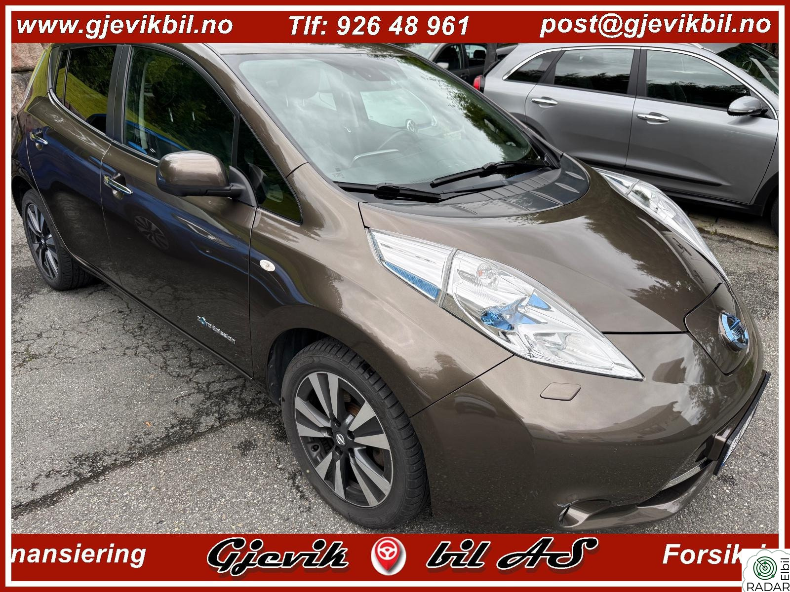 NISSAN LEAF 30kWh 30kWh Tekna. Meget velholdt bil.