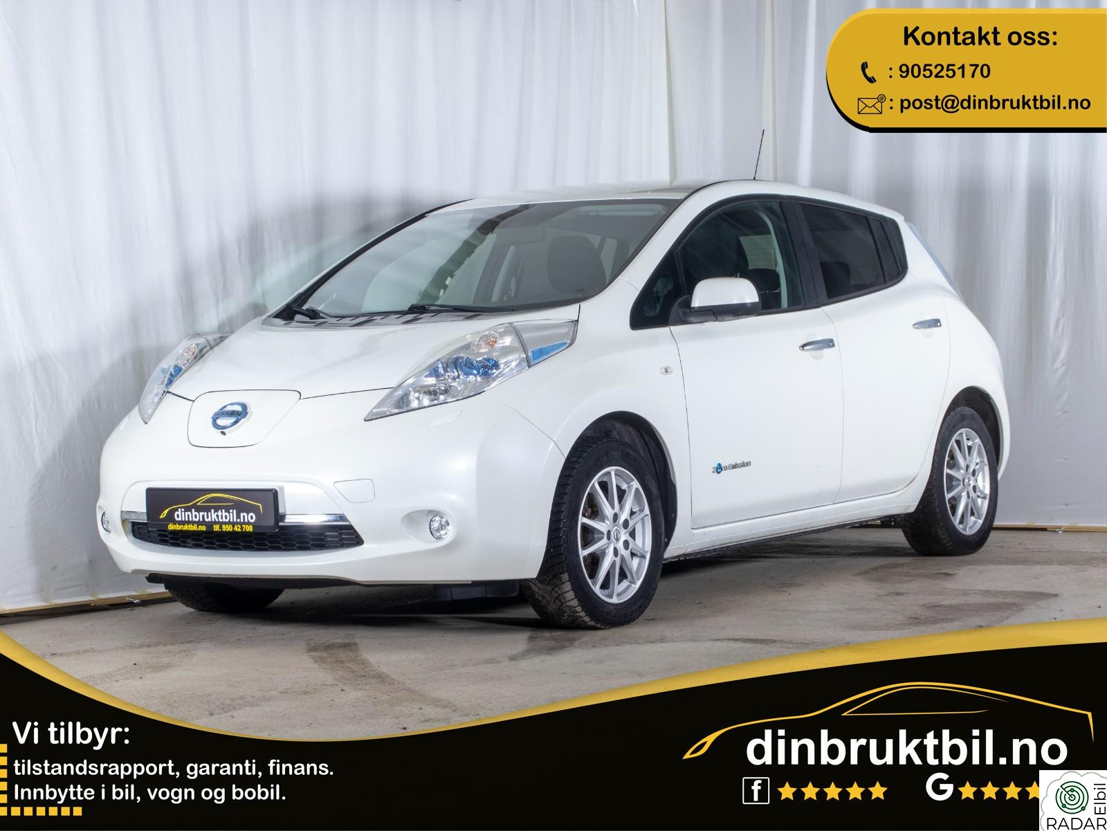 NISSAN LEAF 30kWh 30kWh BATTERI 10 AV 12, TILSTANDSRAPPORT NY EU-KONTROLL