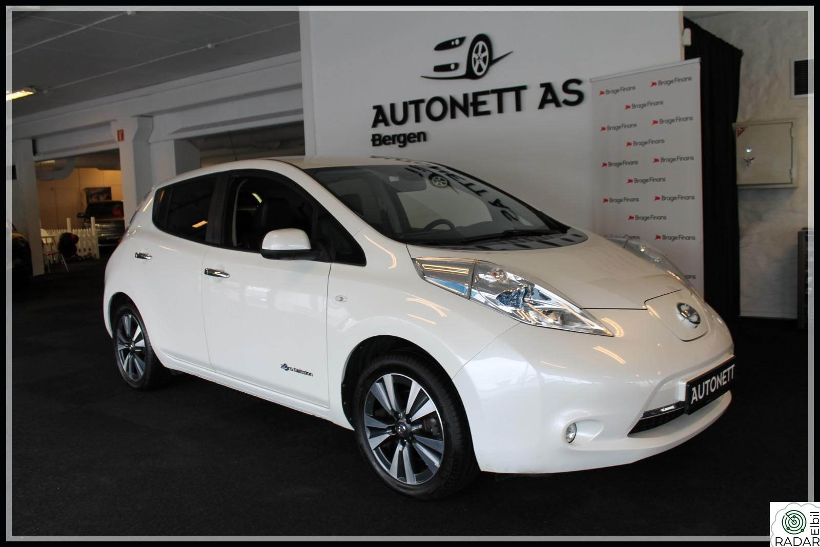 NISSAN Leaf 30kWh 30KW,TEKNA,SKINN,DAB+,NAVI,BOSE,KAM,EU-OK TIL NOV 2027!