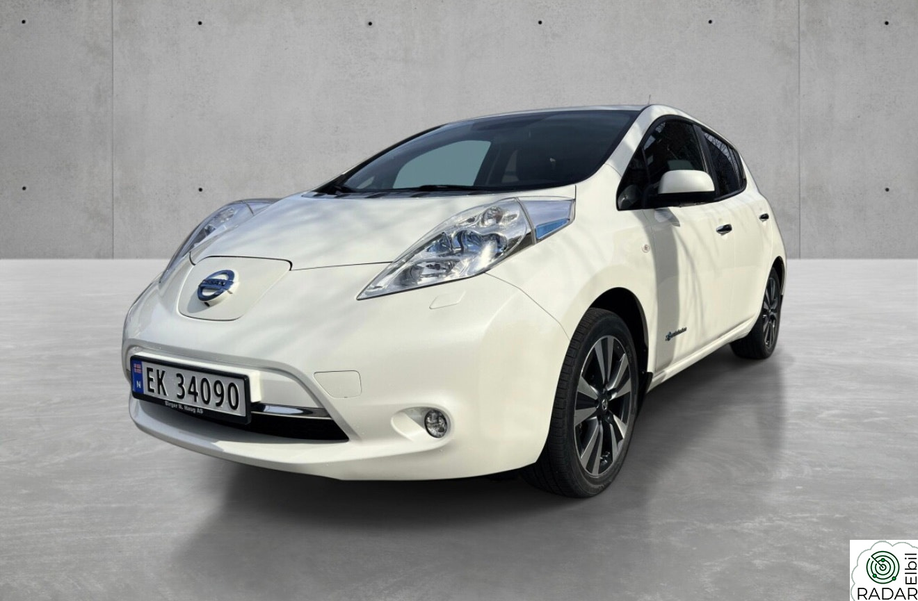 NISSAN LEAF 30kWh Tekna 30kWh-Servicehistorikk-Skinn-Ryggekamera-Norskbil