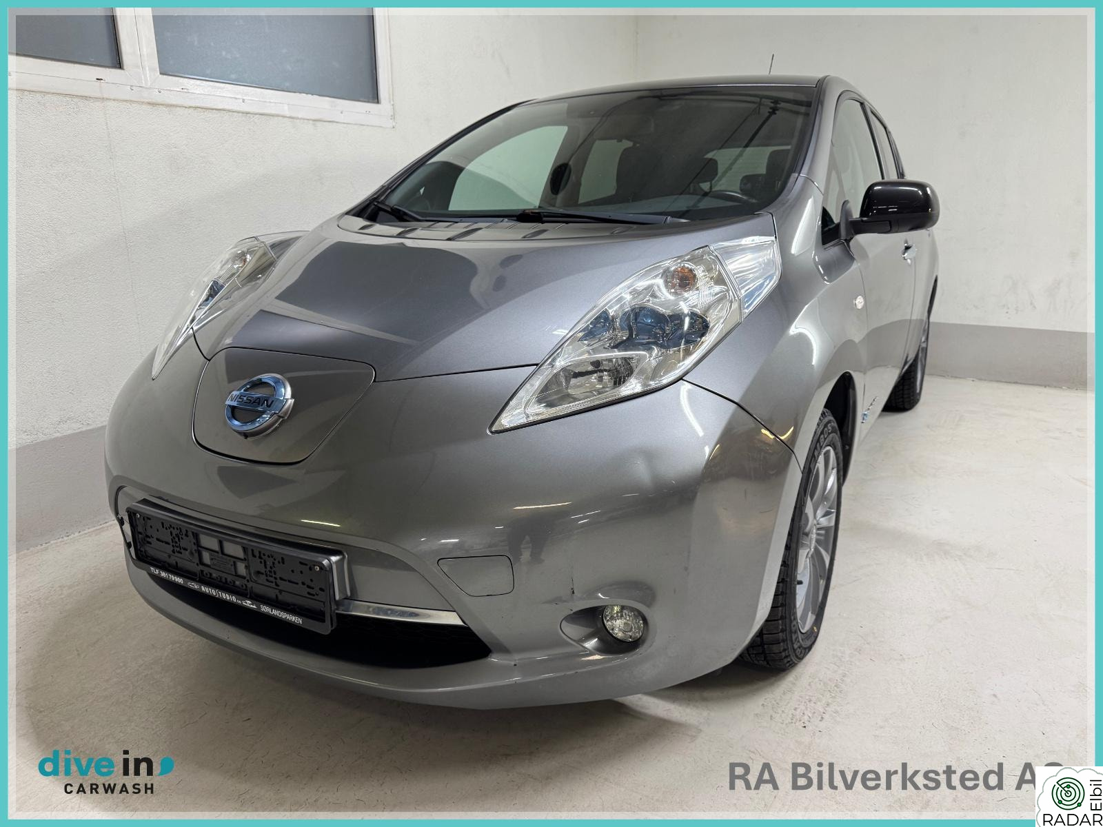 NISSAN Leaf 30kWh 30kWh - Kamera - VarmePumpe - Navi - Cruise - DAB+