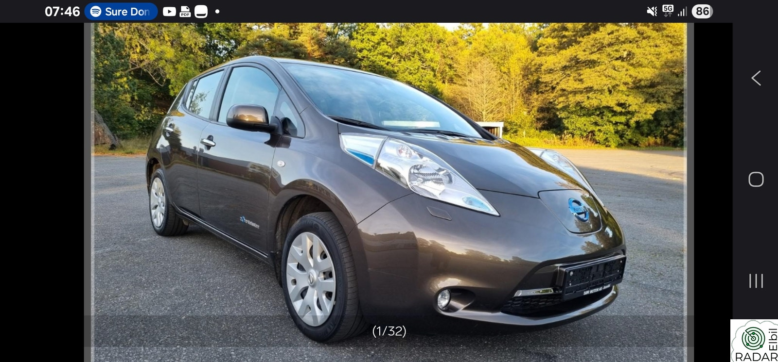 NISSAN LEAF 30kWh Acenta 30kWh