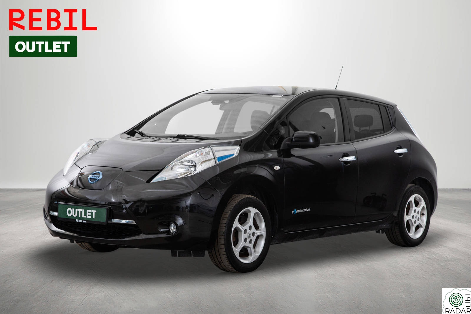 NISSAN Leaf 30kWh 30kWh/Acenta/360kam/Navi/BT/2Hjulsett/Fersk Service!