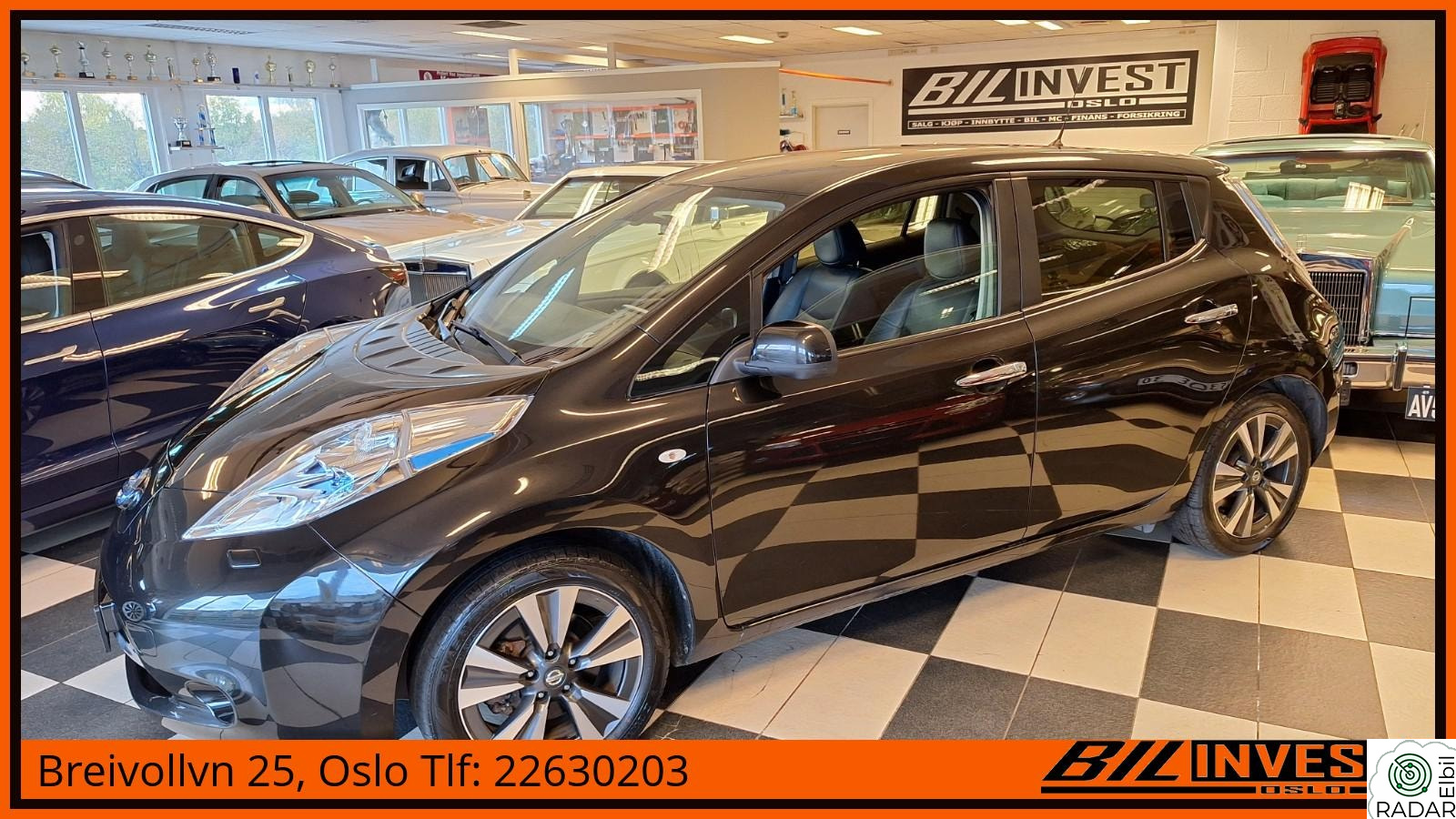 NISSAN LEAF 30kWh 30kWh,Tekna.2.Gen.Skinn,Navi,VarmeRatt,Pen,EU OK 3/2027