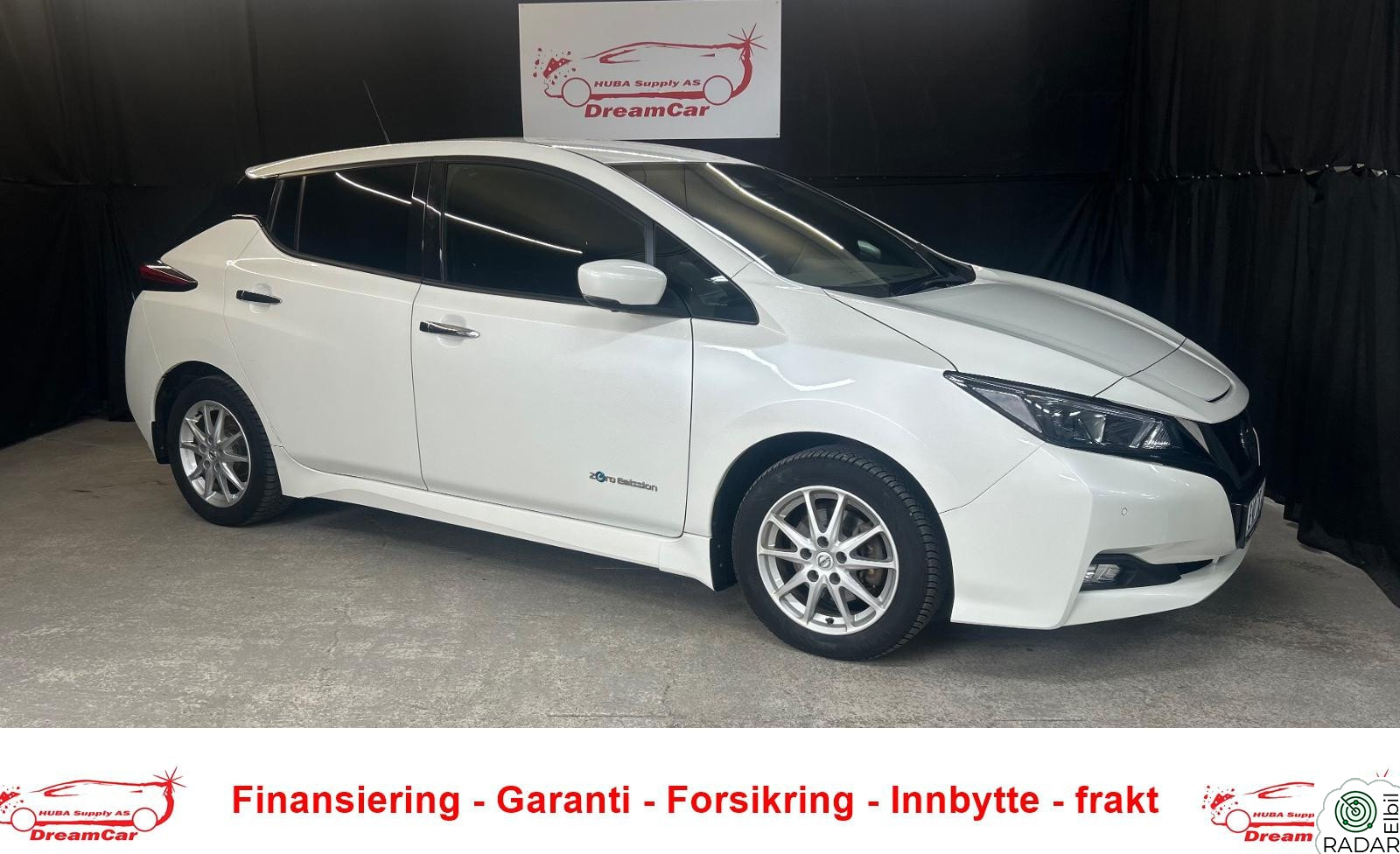 NISSAN LEAF 40kWh 40kWh 201891 500 kmAutomat150 HKElektriskNypris