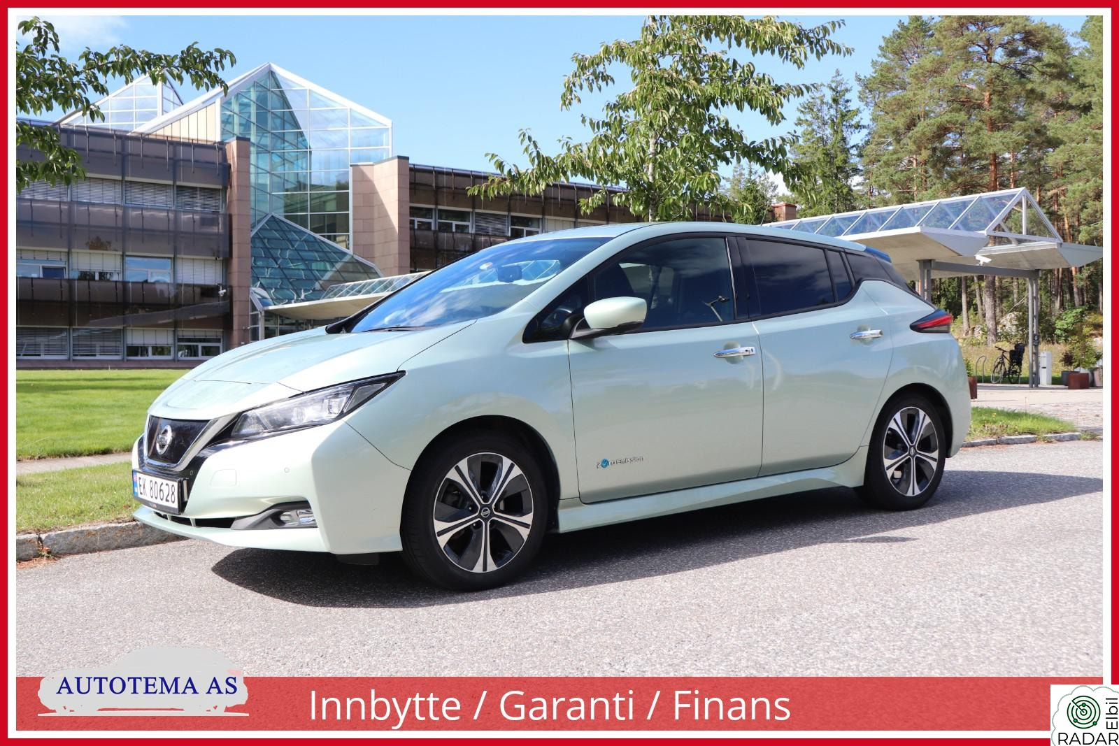 NISSAN LEAF 40kWh Topp batteri. EU til 6/23028. Pen og velholdt