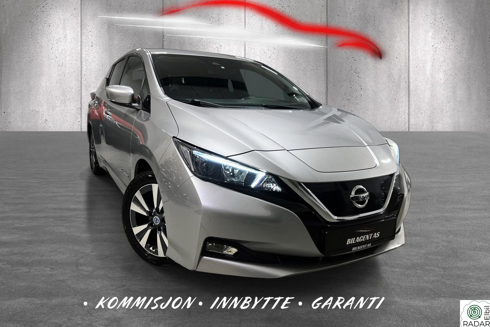 NISSAN LEAF 40kWh 40kWh 150HK|ADAPTIV CRUISE|RATTVARMER|R.KAM|NAVI|++