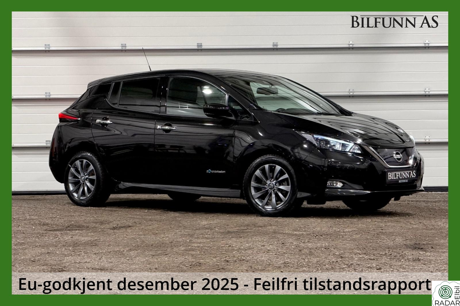 NISSAN Leaf 40kWh 40 kwh, ACC, Feilfri Tilstandsrapport, Eu-Godkjent
